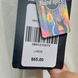 Brand New Hard Rock White Hoodie.